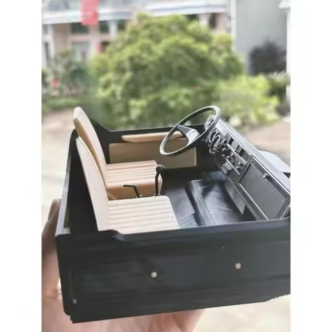 1/10 Scale CROSSRC NT4/6 Interior Simulator Front Cockpit Accessories Emotional Components Upgrade P