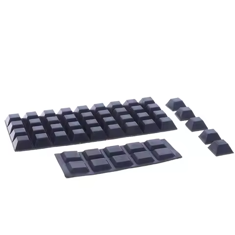 40 Pcs Square Rubber Feet Self-Adhesive Bumper Door Buffer Stop Furniture Pads