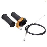 Casymy 7/8'' 22mm Twist Throttle Accelerator Grip and 39''cable for 47cc 49cc 2-stroke 4 Wheeler Qua