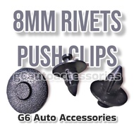 ☑▨8mm Toyota Vios Bumper Clip Plastic Rivets
