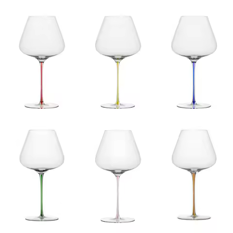 High Quality Zalto Burgundy Wine Glass Extra Thin Long Stem Red Wine Glass Crystal Handmade Crystal 