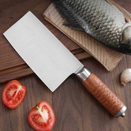 5.5 Inch Slicing 9Cr18MoV Stainless Steel Blade Wood Handle Chinese Chef Cutting Vegetable Cleaver M