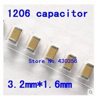 10pcs 10Pcs 100nf SMD Ceramic Capacitor 1206 Multilayer Capacitor 104 0.1uf 50V
