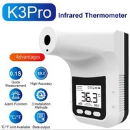 K3 Pro 自動紅外溫度計壁掛式免提液晶數字額頭溫度計槍適用於辦公室/超市