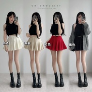 Chic17|I51-Giant Waist Leg Fine Knit High Umbrella Skirt