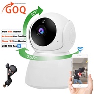 GOQ Snowman HD Wifi IP Cam Security Camera CCTV Night Vision V380 Pro App