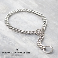 โซ่สุนัข ปลอกคอสุนัข รุ่น BIZZO CHAINS SMOKEY GREY