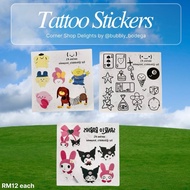 Bubbly Bodega Temporary Tattoo Stickers