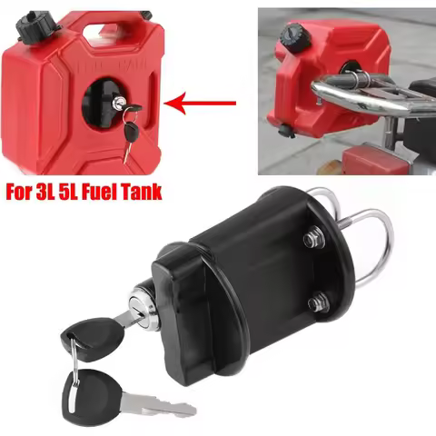 1set Universal Fuel Tank Plastic Can Lock Gas Diesel Can Lock Fit For Motorcycle Car RV SUV 3L 5L Re