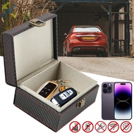 Car Key Blocker Faraday Box 11.6 x 9 x 5.8 cm Car Key Signal Blocker Cage Anti-Theft Key Blocker for