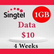 Singtel Data Ez $10 - 1GB 4-Week