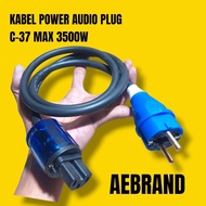 AEBRAND POWER CABLE BUILT UP AMPLIFIER 3X2.5MM - CABLE AMPLIFIER C-37 SNI - CABLE CONNECTOR EIC C13 