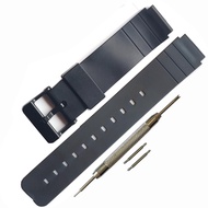 Waterproof Silicone Rubber Watch Strap Watch Band (16mm) for Casio MQ-24/MQ-58/104/76/71/98