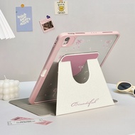 720° Three Fold Rotating ipad Protective Case mini Shock-resistant Protective Case air7 with Pen Slo