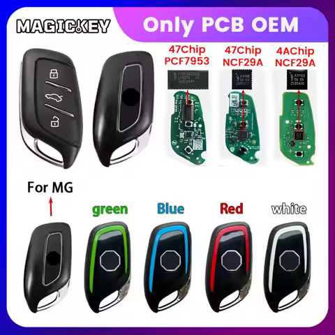 Original PCB ID47 433Car Remote Control Key For MG MG6 MG5 MG4 MG ZS EV HS EHS ZX GT Roewe RX3 RX8 E