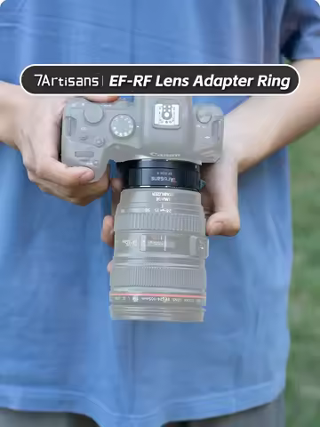 7artisans EF-EOSR AF Camera Lens Adapter Ring IS Image Stabilization for Canon EF EF-S Lens to Canon