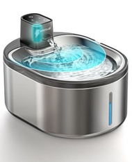ONEISALL - 4公升 304不鏽鋼 無線貓咪飲水機 | oneisall PTM-643 | 智能 | 貓水機 | 流水寵物飲水機 | 電動循環寵物飲水機