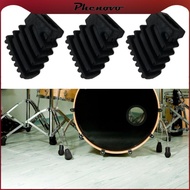 [Phenovo] 3Pcs Percussion Stand Drum Stand Feet Protective Pads Replacement Leg Protectors