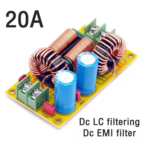 2A 4A 10A 20A DC LC Filter EMI Filter Electromagnetic Interference EMC FCC Car Audio Filtering Power