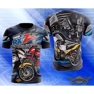 Motorcycle T-Shirt Yamaha RX-Z Mili (Baju Motor Sublimation) rxz