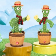 Dancing And Talking Cactus Plays Music Repeats Speech Toy