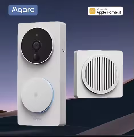 Aqara G4 Video Doorbell 1080P HD Pixels Visual Wifi Door Bell For Apple Homekit App Remote Control E