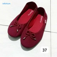 Porto Fabric Ballet Flats 954251L Real Pict Adult Size 37 38 39 40_psr Semarang