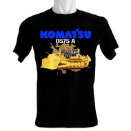 KATUN Kaoskaoscorp - Komatsu D575A Super Dozer T-Shirt - Cotton Material - O-Neck - Sizes 3XS to 3XL