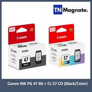 [หมึกพิมพ์] Canon INK PG 47 BK + CL 57 CO (Black/Color)