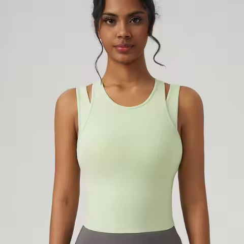 Yoga Vest Women Gym Sleeveless Sport Shirt Fitness Training Sportswear Vest Outdoor Running Sport Ta