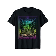 The Goddess Hecate Tarot Card Triple Moon Witch Hekate Wheel T-Shirt, Trendy Cotton Tops Short Sleev