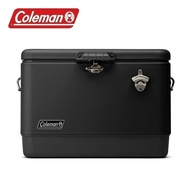 🇯🇵日本代購/直送🇯🇵 『Coleman Japan』54QT Steel Belt® Cooler (Black) 黑色鋼製保冷箱 (2159597) 戶外露營野營野餐保溫袋保鮮箱冷藏箱復古冰箱