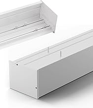 Ceiling Curtain Track Custom Windows Curtain Box Valance with Double Curtain Track, Sliding Curtain 