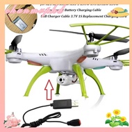 CHANMVPHD USB Charger Cable, Plastic Black Replacement Charging Cord, High Quality 3.7V 1S Battery C