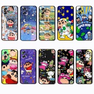 Xiaomi Poco F4 X4 GT Redmi note 11T Pro Plus Crayon Shin-chan Soft black TPU color phone case
