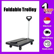 foldable trolley hand truck bearing platform car trolley