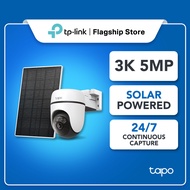 【SIRIM】TP-Link Tapo C630 KIT 3K 5MP Solar Powered Pan/Tilt CCTV 360° AI Tracking Color Night Vision 