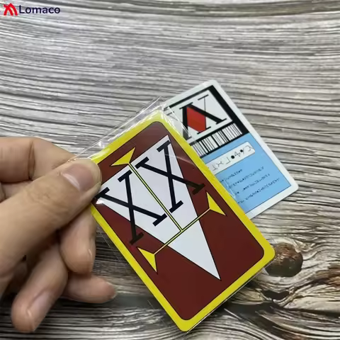 Anime Hunter X Hunter License Card Holder Cosplay Hisoka Kurapika Killua Zoldyck PVC Cards Badge Cov