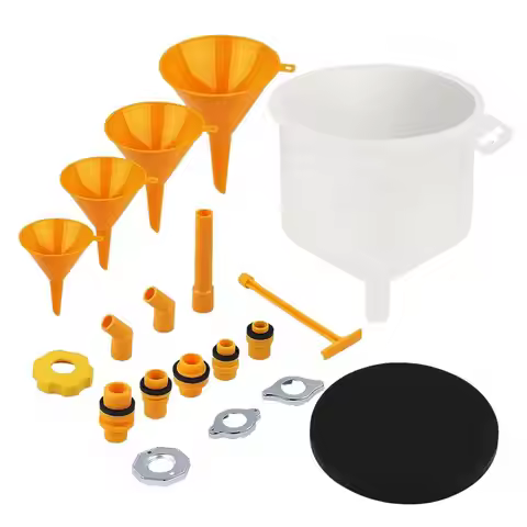 Radiator Fill Funnel Kit 19X Radiator Filler For Coolant Filling Radiator Flush Kit Coolant Bleeder