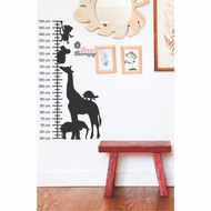 Height Chart Zoo Animals Wall Sticker Decotherapy