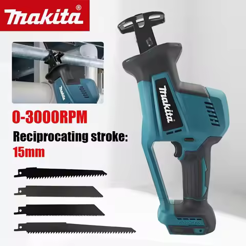 Makita DJR189 18V Cordless Brushless Reciprocating Saw Portable Power Tool for Wood And Metal Cuttin