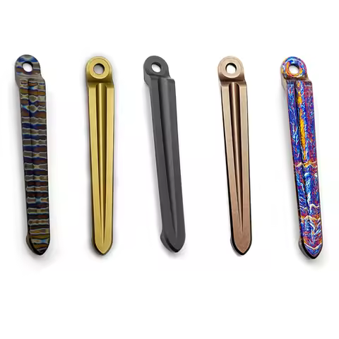 6 Colors CNC Titanium Alloy Custom Made Pocket Knife Back Clip Pocket Clamp For Chris Reeve Large Sm