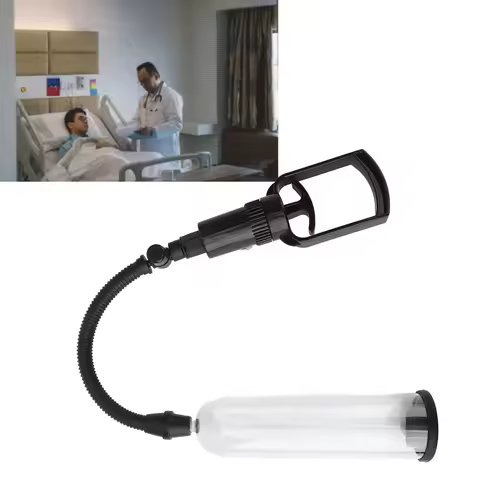 1pcs Men Vacuum Pump Trainer Manual Treatment Device Manual Air Pump Exerciser brace supports