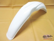 "WHITE" FRONT FENDER Fit For YAMAHA YZ125 YZ100 YZ250 #บังโคลนหน้า พลาสติก สีขาว