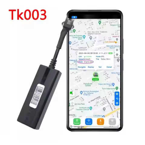 TK003 GPS with Relay Tracker Car Motorcycle Positioning Anti-Theft Device Tracker GT06 Protocol SOS