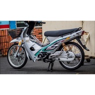 WAVE S STICKER SMALL WAVE SILVER CAR STICKER 110