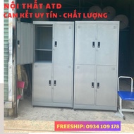 Tủ sắt hồ sơ 4 cánh đựng đồ có khóa- tủ locker sắt văn phòng giá rẻ tphcm bình dương đông nai
