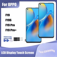 For OPPO F19 F19S F19 Pro F19 Pro+ LCD Display Touch Screen Digitizer Assembly Replacement Parts
