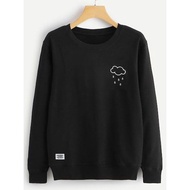 FREE SHIPPING PARISDIVARIOUS BASIC SWEATER AWAN BEST QUALITY PREMIUM FLEECE THICK SIZE S - XXL MEN