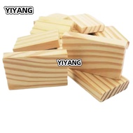 10 PCS Pack 5 * 0.9 * 3.1cm Wood Block Diy Wood Board Handmade Solid Wood  Small Wood Chip Pine Bloc